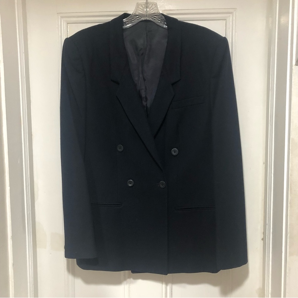 Vintage Sir for Her navy blue blazer